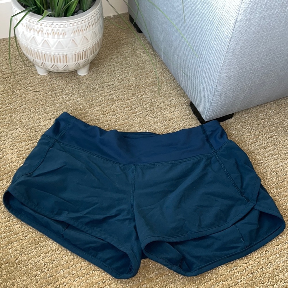 Navy Lululemon Speedups 2.5” Size 4
